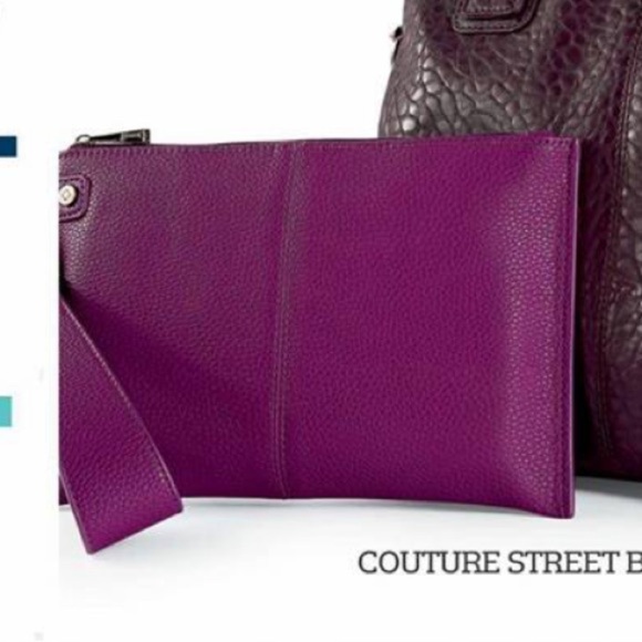 Thirty-One Jewell, Vibrant Purple Pouch Wristlet Clutch, NWT - Picture 8 of 8